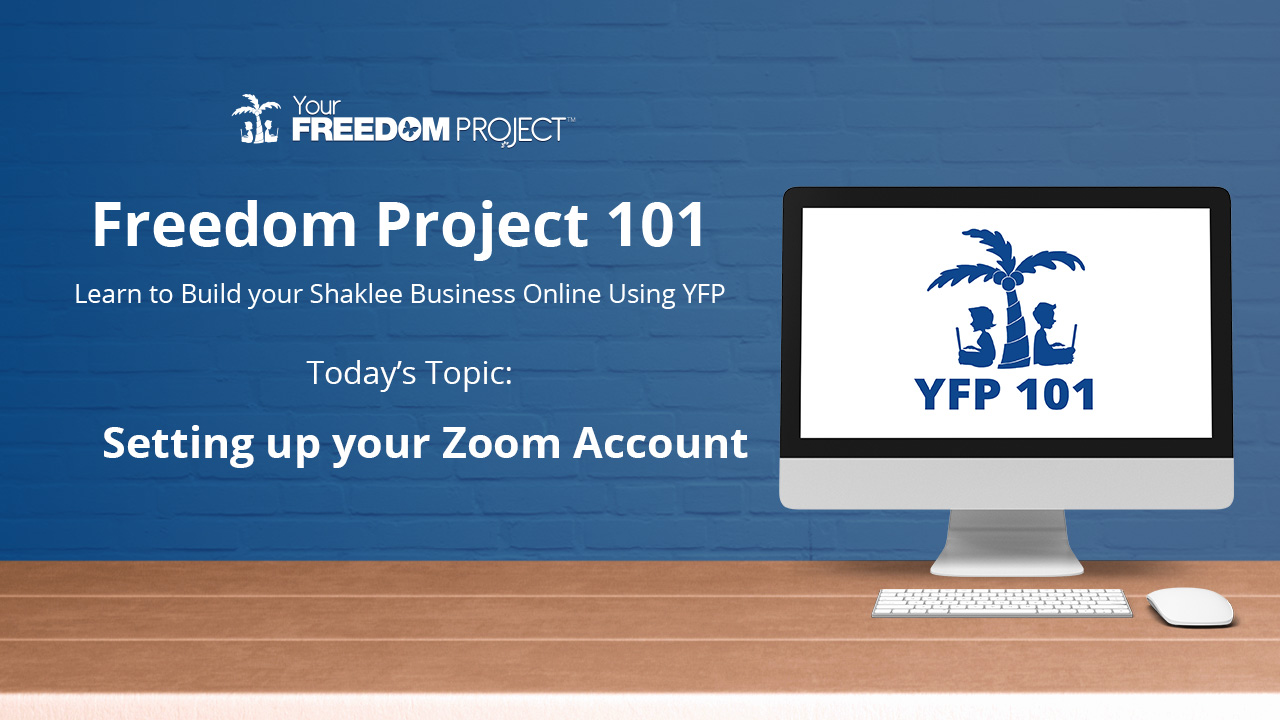 Setting up your Zoom account