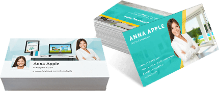 Custom designed Contact or Facebook Cards