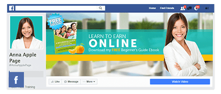Custom designed Facebook cover image