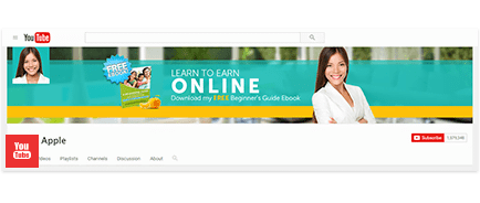 Custom designed YouTube cover image