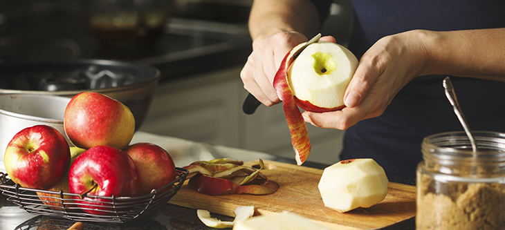 Peeling an Apple