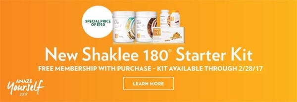 new shaklee180 starter kit