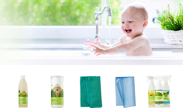 get clean bathroom