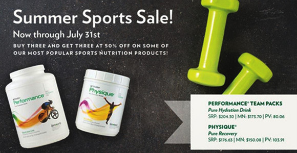 Shaklee Summer Sport Sale Offer!